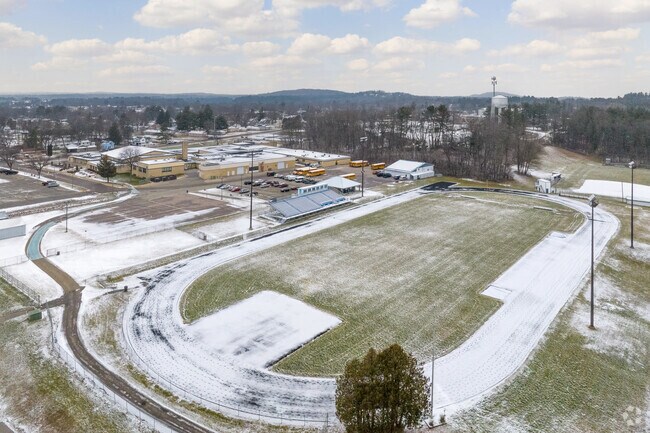 Spring Hill Elementary in Wisconsin Dells shares recreational facilities with the middle school.