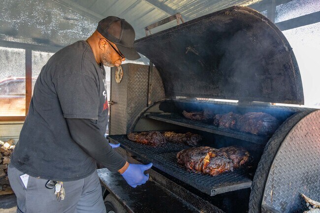 Big Man's BBQ smokes their meat daily for juicy freshness in North Florence.