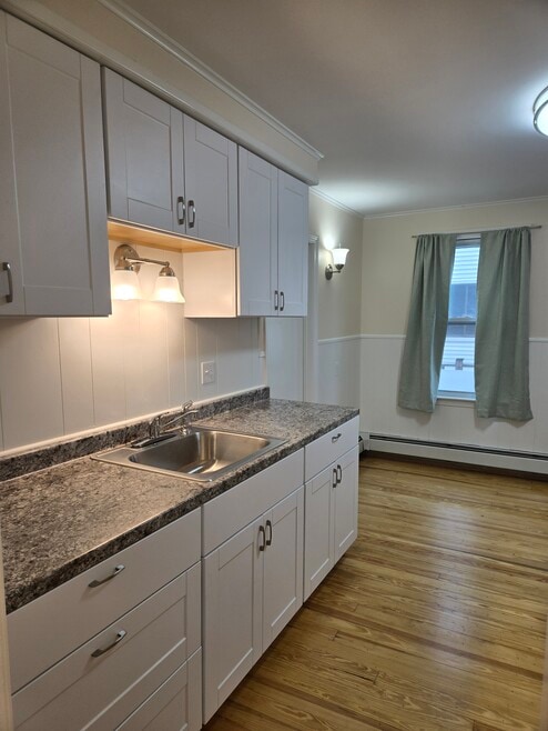 Kitchen with New Cabinets, Sink & Appliances