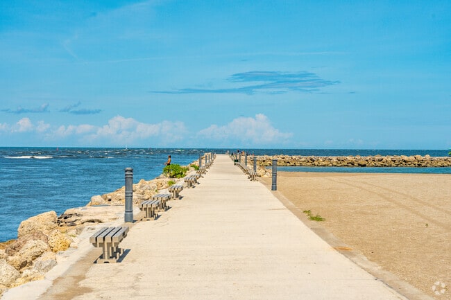 The Jetty Park at South Beach offers a beautiful walk overlooking the Jetty.