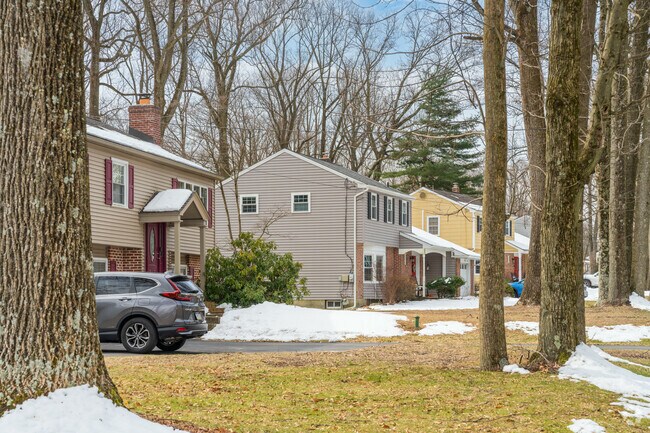 The wooded areas in Lionville provide privacy for neighbors.