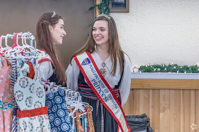 Meet the princess of The Sons of Norway at Julefest in Poulsbo WA.