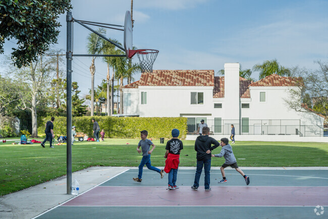 Bayview Park has a basketball court, open field, and playground for the community to enjoy.