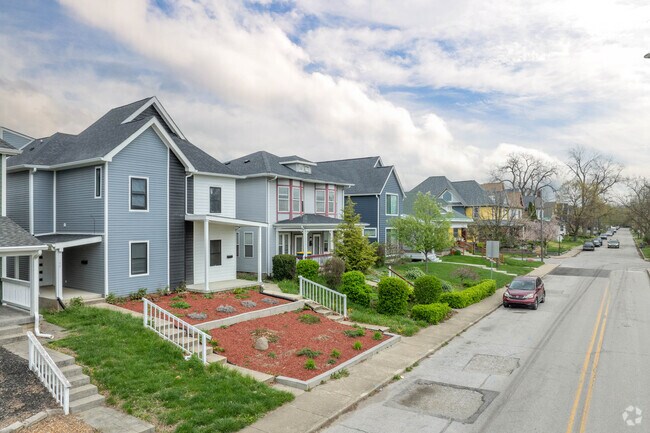 Holy Cross features a diverse blend of architectural styles in homes in the neighborhood.
