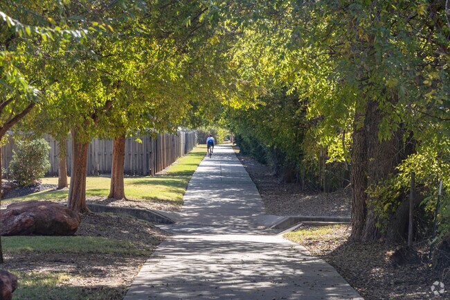 Take an evening jog around the many walking paths in Covell-Danforth.