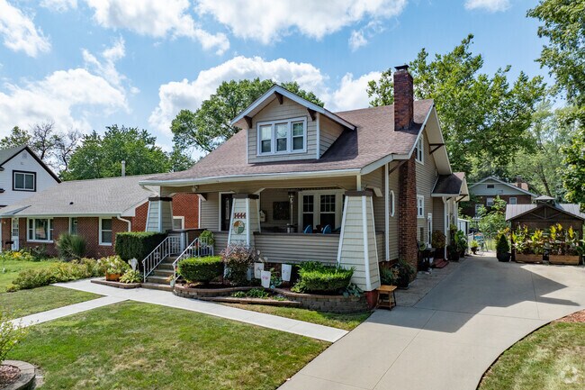 Classic craftsman bungalows are a Waveland Park staple.