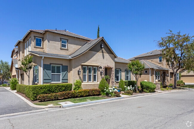 Homes in the Harlan Ranch area of Clovis can feature Tudor style accents.