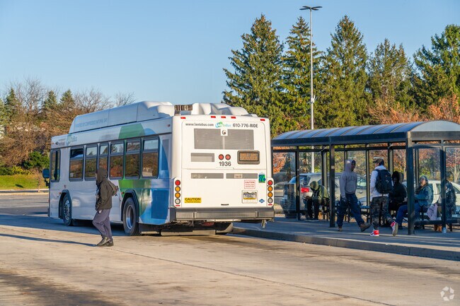 Residents of Lower Nazareth Township use LANta buses that run through the community.