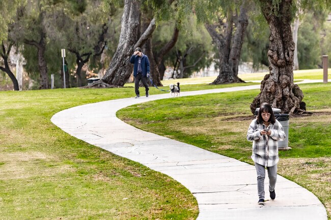 Rolling Hills residents enjoy the walking paths at Craig Regional Park.