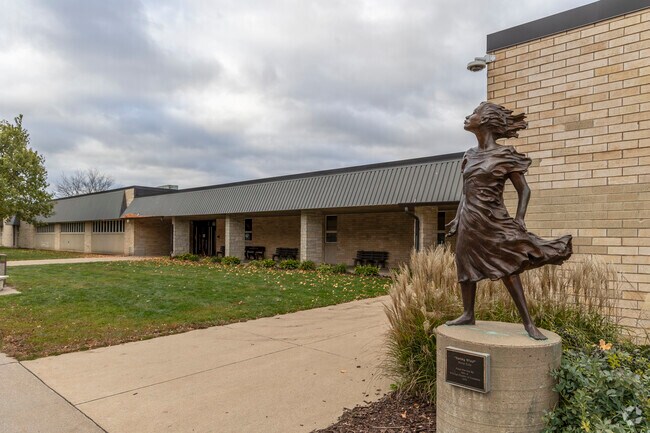 The North Scott Junior High School in Eldridge.