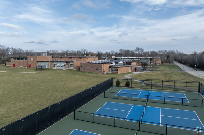 Tennis courts are available to students of Alan B Shepard Middle School.