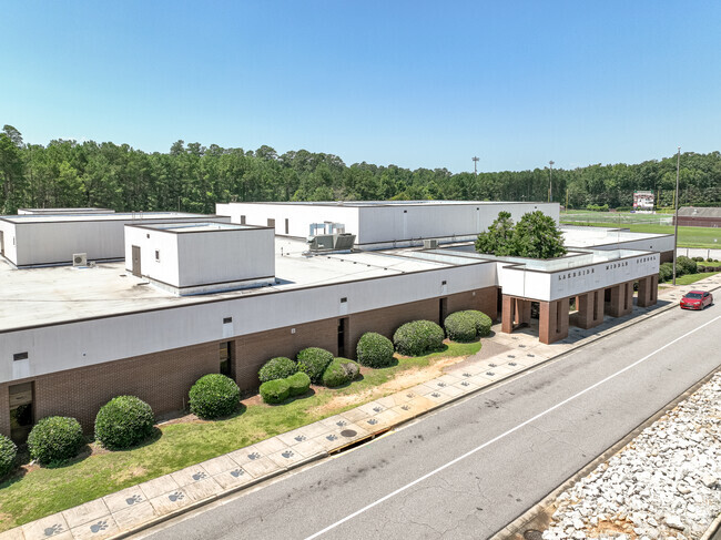 The middle school sits across from the Lakeside High School in Augusta, GA.