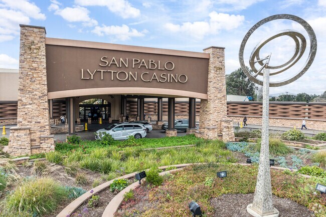 San Pablo's Lytton Casino brings in gamblers at all times of the day and night.