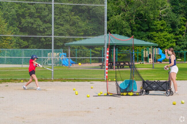 Merrill Park in East Concord has a couple of softball fields that are perfect for practicing.
