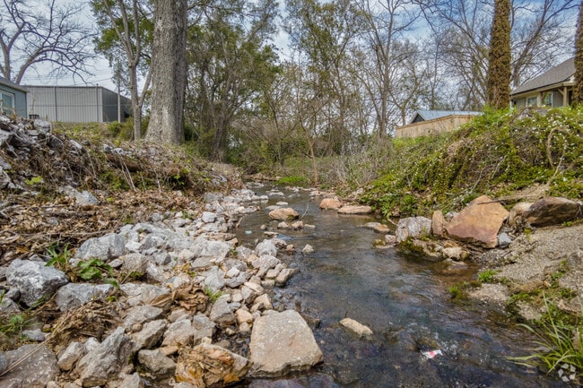Take a break by on of several creeks that run through the Glen Iris.