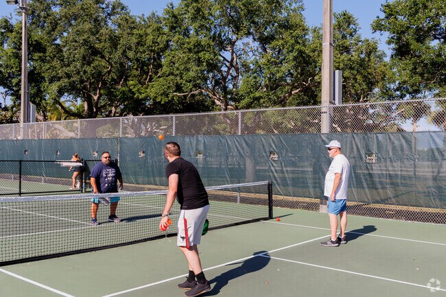 Pickleball is the hot new trend and this includes the residents of Royal Palm Estates.