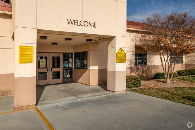 A welcoming entrance is seen at Chaparral Hills Elementary School in Moreno Valley.