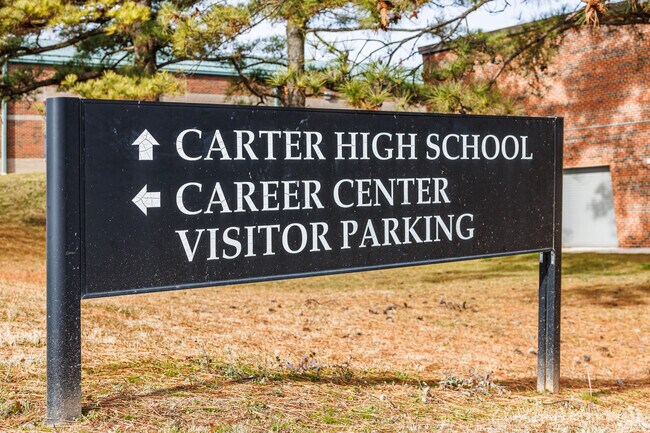 Carter High School is located in close proximity to downtown Winston-Salem.