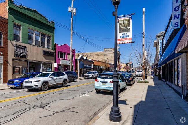 The Verona business district has all the locals could need for shopping and services.