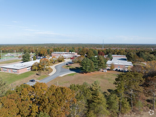 Free Town Elementary School has plenty of green space for the children to play in.
