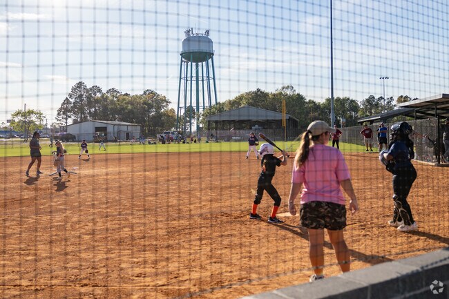Students play sports at the Ed Smith Complex in Vidalia.