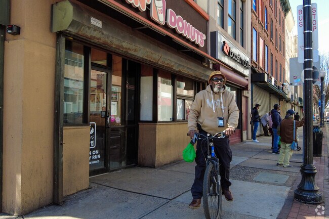 Residents can get around Downtown Trenton on bikes.
