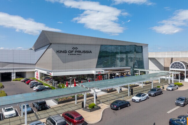 The King of Prussia Mall is a primary place for residents to shop from Norristown.
