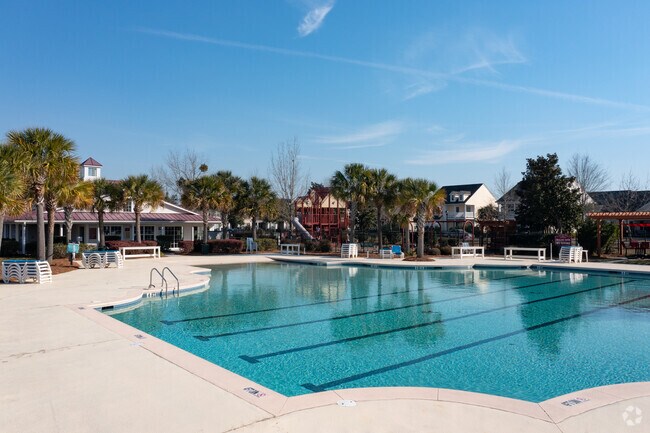 Godley Park's Clubhouse features a large pool.