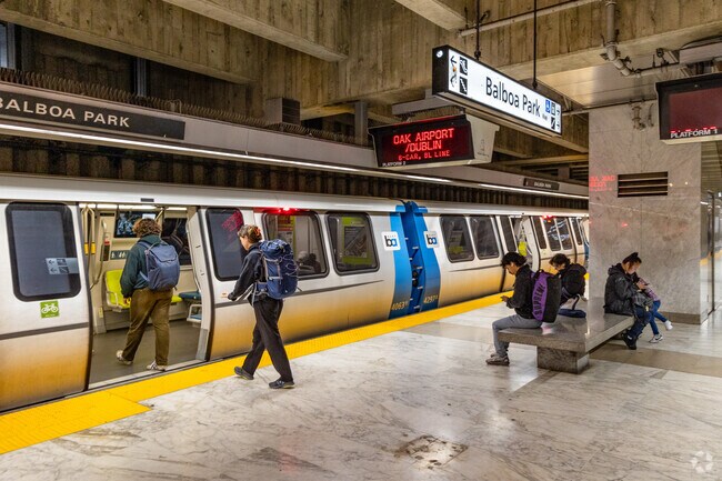 Balboa Park BART station serves the north end of Outer Mission.