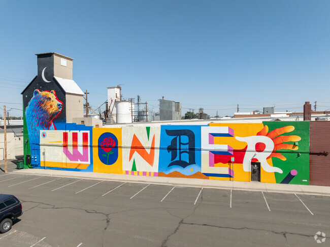 Downtown Greely has street art scattered throughout the city.