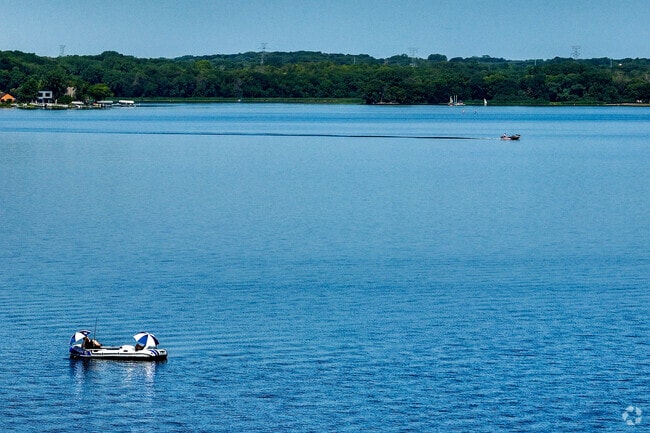Anglers and boaters will love cruising the waters of Medicine Lake near Hidden Valley.