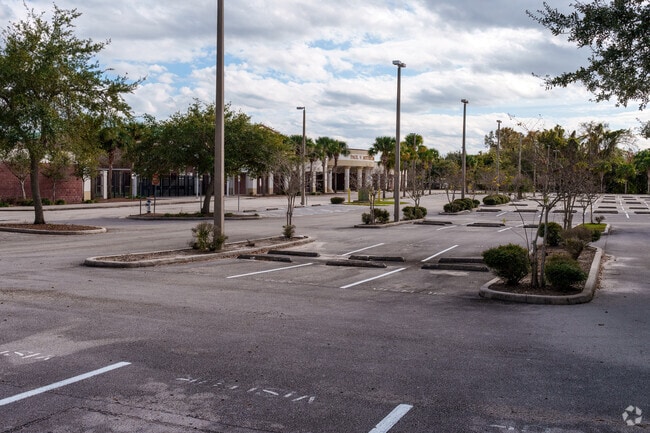 Visitor parking is situated on the west side of Colonial High School.