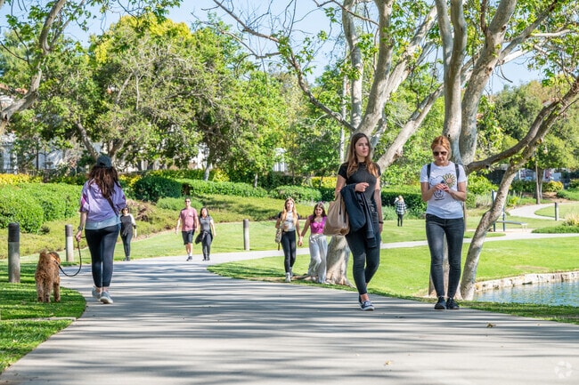 Residents can enjoy walking and biking around Rancho Santa Margarita Lake in the City of Rancho Santa Margarita.