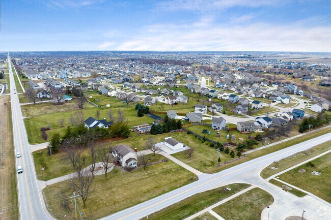 Northeast Ankeny has high-end homes, good schools, and lovely parks.