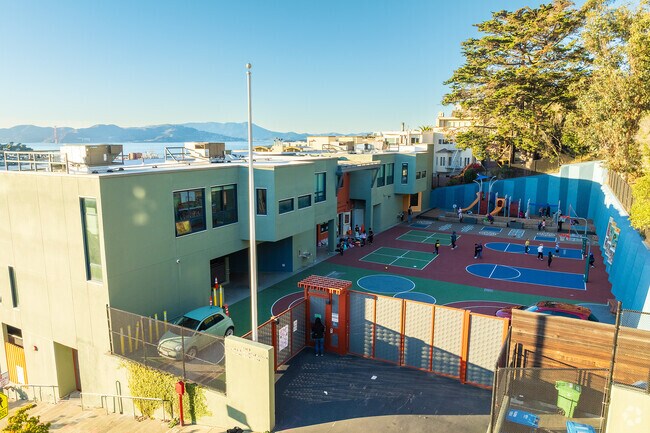 Garfield Elementary School in Telegraph Hill, San Francisco, California.