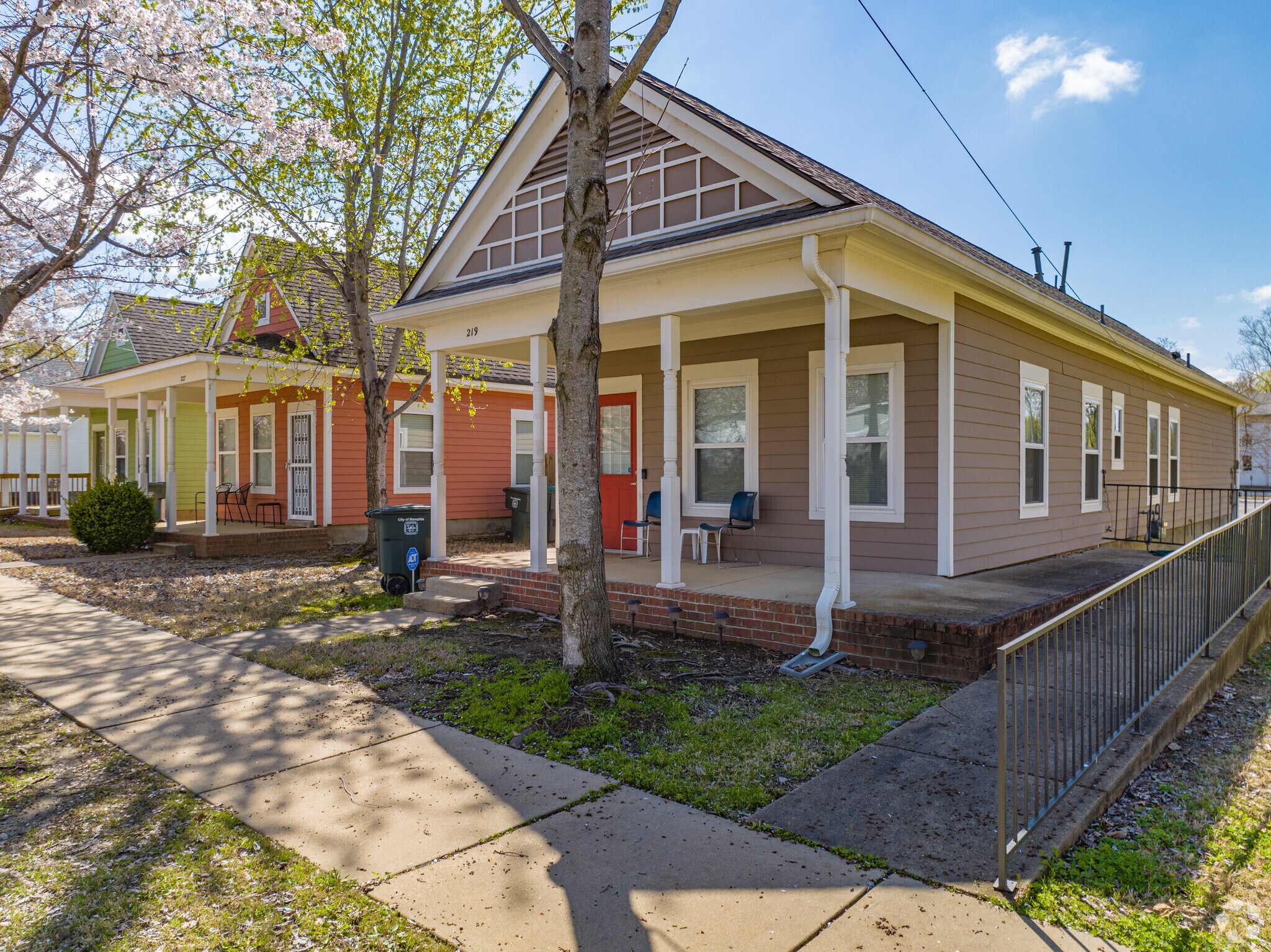 Shotgun Homes are one of the architectural styles found in Uptown Memphis