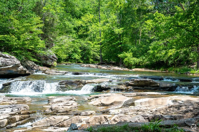 The water falls at turkey creek are breathtaking and it's minutes from Echo Highlands.