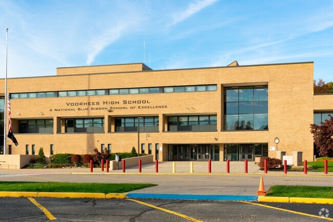 Voorhees High School serves students in the Hunterdon County community.