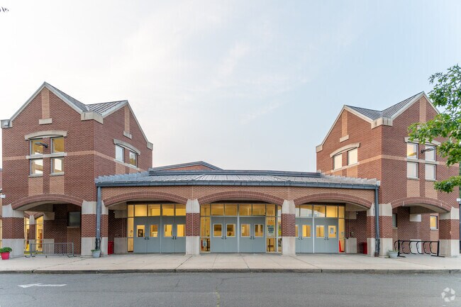 Students continue their education at Wilbur Cross High School, which has a B-minus rating.