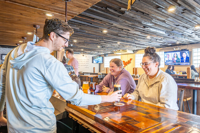 Locals enjoy sipping on a pint at Legion Brewing in Commonwealth.