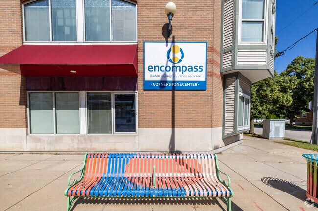 Encompass - The Cornerstone Center provides education and care for ages 6 months to 12 years.