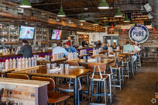 Home Team BBQ in Charleston’s North of Morrison neighborhood is a popular restaurant for families and friends to gather.