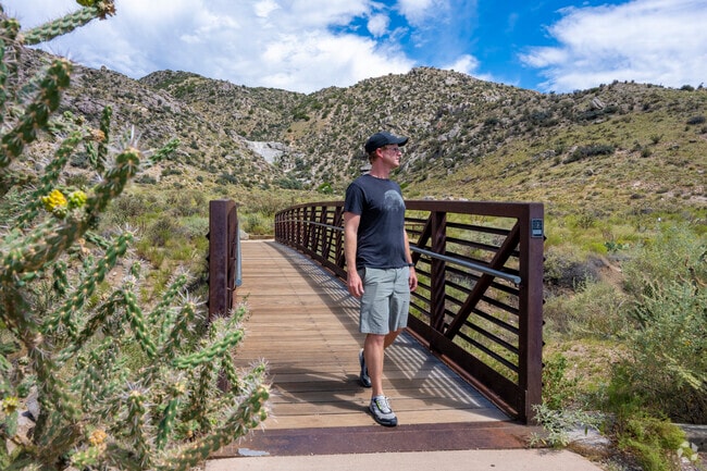 Locals love the easy access to the many trails near Enchanted Park.
