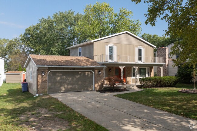 Two-stall garages, either attached or unattached, are common in Millbrook.