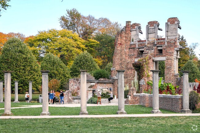 The ruins at Holiday Park are the remnants of an indigenous village in Delaware Trails.