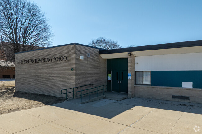 Ethel Bobcean Elementary School signage.
