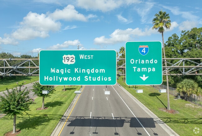 Magic Village commuters need not go far with 192 and I-4 nearby.
