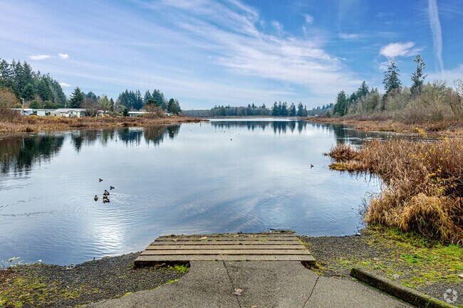 Chehalis Western Trail has its own boat launch for some peaceful river cruising.