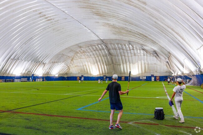 Genesee Fieldhouse offers indoor leagues for soccer, baseball, and kickball.