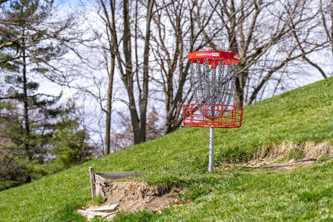 Spindler Park near Eastpointe features a disc golf course that spans the entire park.